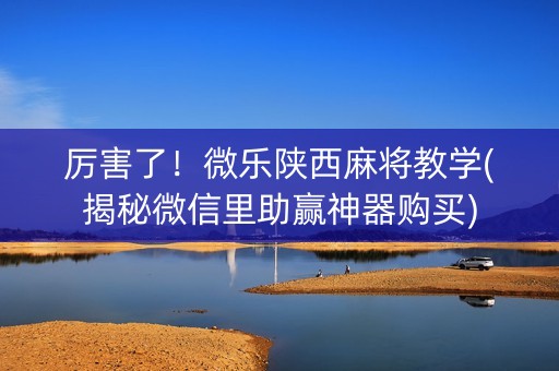 厉害了！微乐陕西麻将教学(揭秘微信里助赢神器购买)