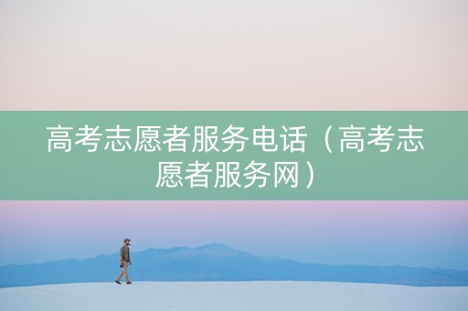 高考志愿者服务电话（高考志愿者服务网）