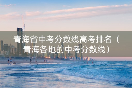 青海省中考分数线高考排名（青海各地的中考分数线）