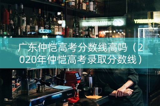 广东仲恺高考分数线高吗（2020年仲恺高考录取分数线）