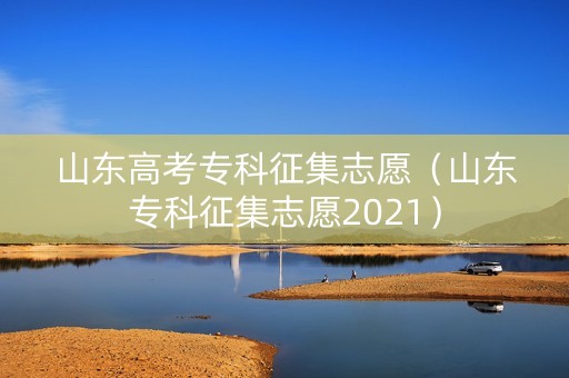 山东高考专科征集志愿（山东专科征集志愿2021）