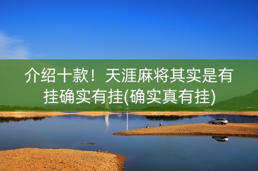 介绍十款！天涯麻将其实是有挂确实有挂(确实真有挂)