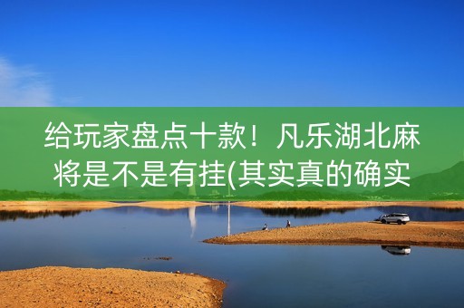 给玩家盘点十款！凡乐湖北麻将是不是有挂(其实真的确实有挂)