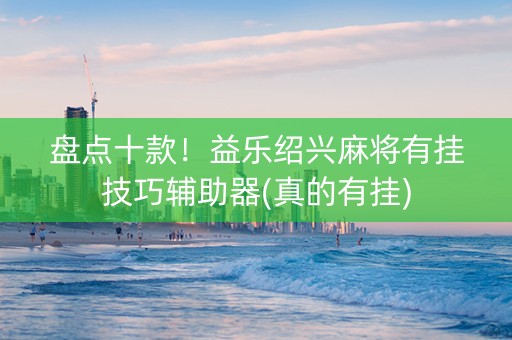 盘点十款！益乐绍兴麻将有挂技巧辅助器(真的有挂)