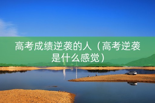 高考成绩逆袭的人（高考逆袭是什么感觉）
