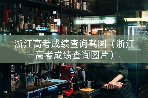 浙江高考成绩查询截图（浙江高考成绩查询图片）