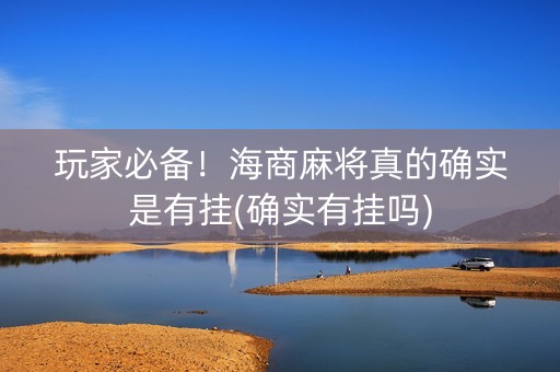 玩家必备！海商麻将真的确实是有挂(确实有挂吗)