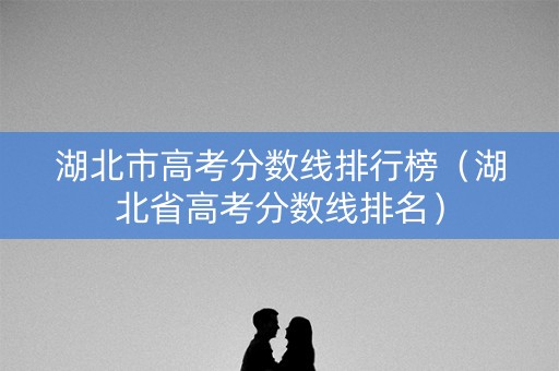 湖北市高考分数线排行榜（湖北省高考分数线排名）