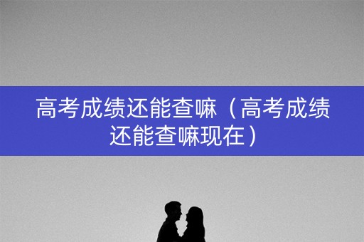 高考成绩还能查嘛（高考成绩还能查嘛现在）