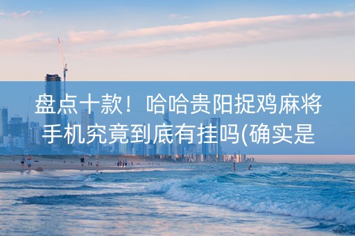 盘点十款！哈哈贵阳捉鸡麻将手机究竟到底有挂吗(确实是有挂)