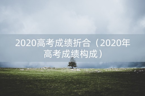 2020高考成绩折合（2020年高考成绩构成）