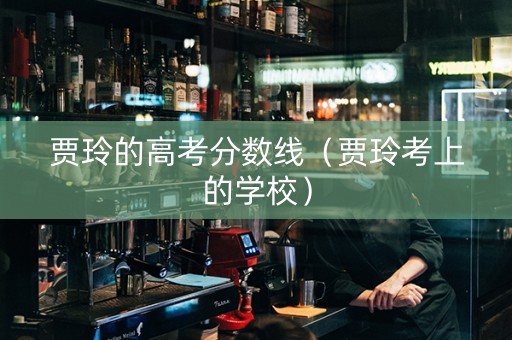 贾玲的高考分数线（贾玲考上的学校）
