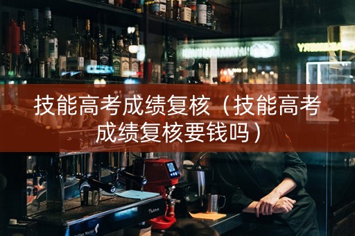 技能高考成绩复核（技能高考成绩复核要钱吗）