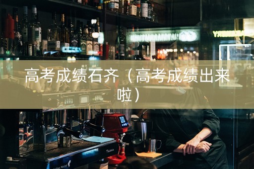 高考成绩石齐（高考成绩出来啦）