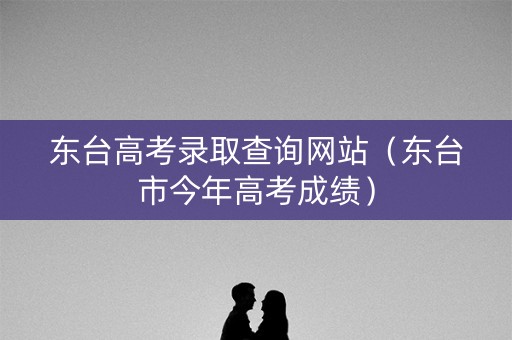 东台高考录取查询网站（东台市今年高考成绩）