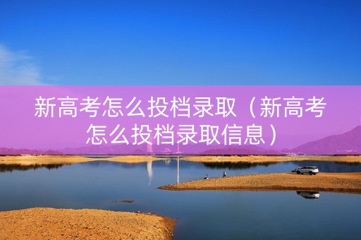 新高考怎么投档录取(新高考怎么投档录取信息) 新高考怎么投档录取(新高考怎么投档录取信息)