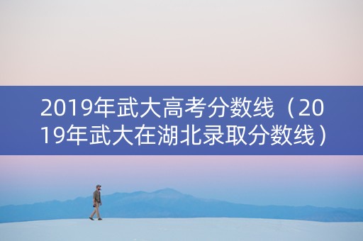2019年武大高考分数线（2019年武大在湖北录取分数线）