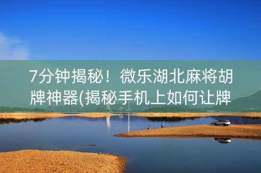 7分钟揭秘！微乐湖北麻将胡牌神器(揭秘手机上如何让牌变好)