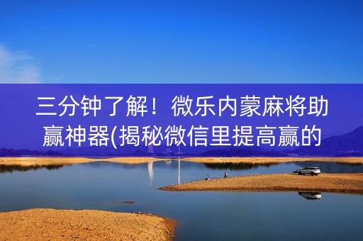三分钟了解！微乐内蒙麻将助赢神器(揭秘微信里提高赢的概率)
