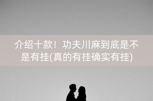 介绍十款！功夫川麻到底是不是有挂(真的有挂确实有挂)
