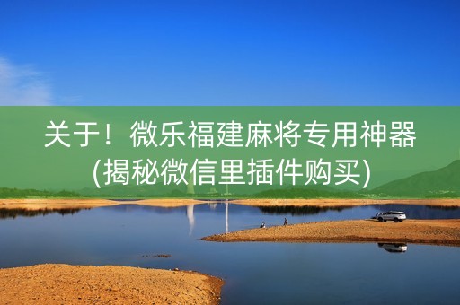 关于！微乐福建麻将专用神器(揭秘微信里插件购买)