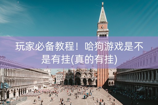 玩家必备教程！哈狗游戏是不是有挂(真的有挂)
