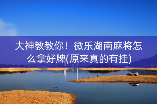大神教教你！微乐湖南麻将怎么拿好牌(原来真的有挂)