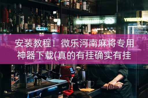 安装教程！微乐河南麻将专用神器下载(真的有挂确实有挂)
