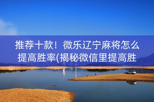 推荐十款！微乐辽宁麻将怎么提高胜率(揭秘微信里提高胜率)