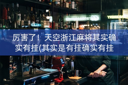 厉害了！天空浙江麻将其实确实有挂(其实是有挂确实有挂)
