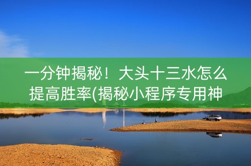 一分钟揭秘！大头十三水怎么提高胜率(揭秘小程序专用神器)