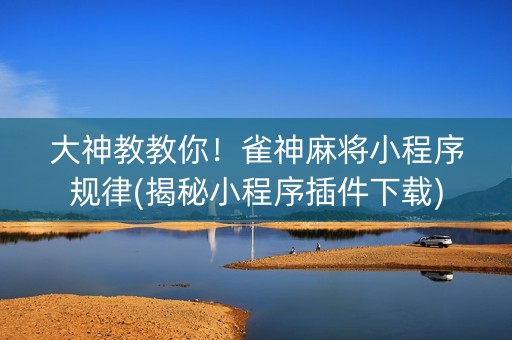 大神教教你！雀神麻将小程序规律(揭秘小程序插件下载)