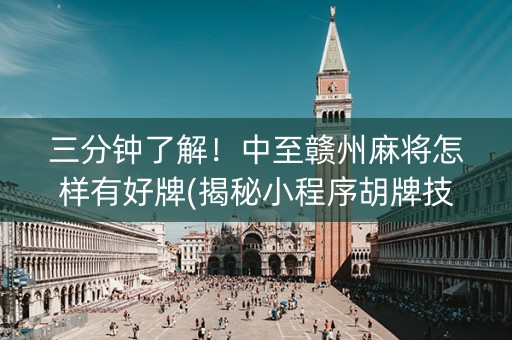 三分钟了解！中至赣州麻将怎样有好牌(揭秘小程序胡牌技巧)