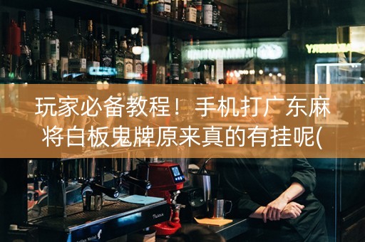 玩家必备教程！手机打广东麻将白板鬼牌原来真的有挂呢(确实有挂)