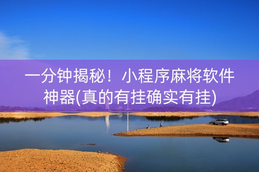一分钟揭秘！小程序麻将软件神器(真的有挂确实有挂)