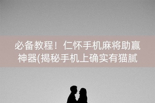必备教程！仁怀手机麻将助赢神器(揭秘手机上确实有猫腻)