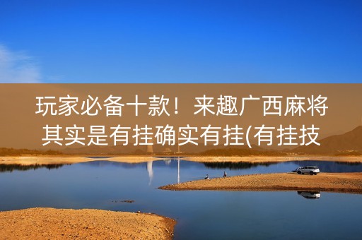 玩家必备十款！来趣广西麻将其实是有挂确实有挂(有挂技巧辅助器)