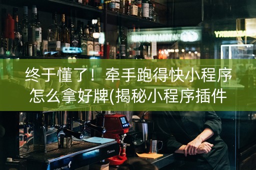 终于懂了！牵手跑得快小程序怎么拿好牌(揭秘小程序插件下载)