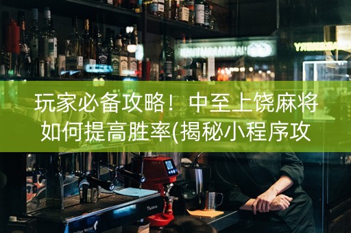 玩家必备攻略！中至上饶麻将如何提高胜率(揭秘小程序攻略插件)