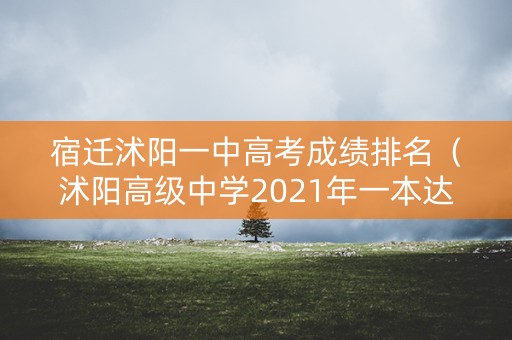 宿迁沭阳一中高考成绩排名（沭阳高级中学2021年一本达线率）