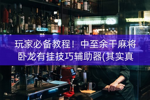 玩家必备教程！中至余干麻将卧龙有挂技巧辅助器(其实真的有挂)