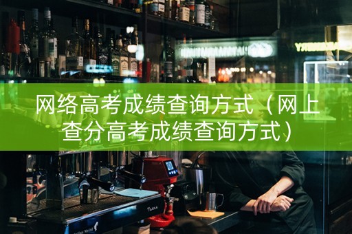 网络高考成绩查询方式（网上查分高考成绩查询方式）