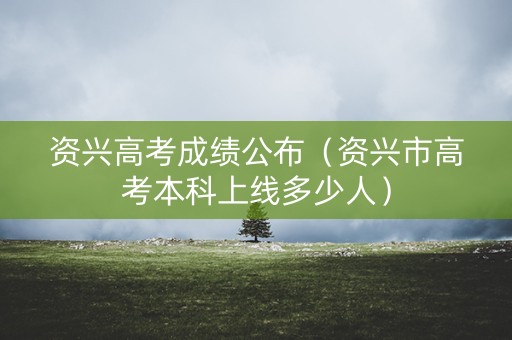 资兴高考成绩公布（资兴市高考本科上线多少人）