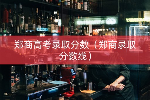 郑商高考录取分数（郑商录取分数线）