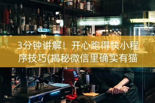 3分钟讲解！开心跑得快小程序技巧(揭秘微信里确实有猫腻)