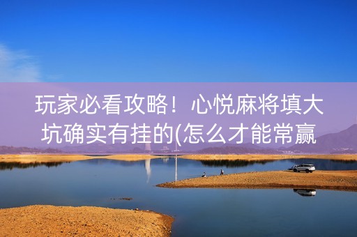 玩家必看攻略！心悦麻将填大坑确实有挂的(怎么才能常赢)