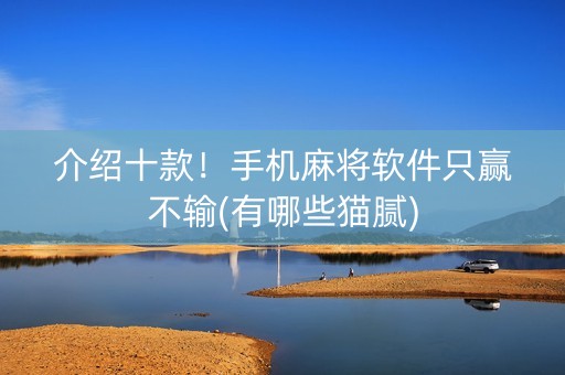 介绍十款！手机麻将软件只赢不输(有哪些猫腻)