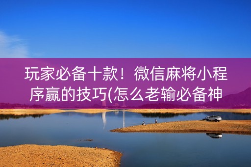 玩家必备十款！微信麻将小程序赢的技巧(怎么老输必备神器)