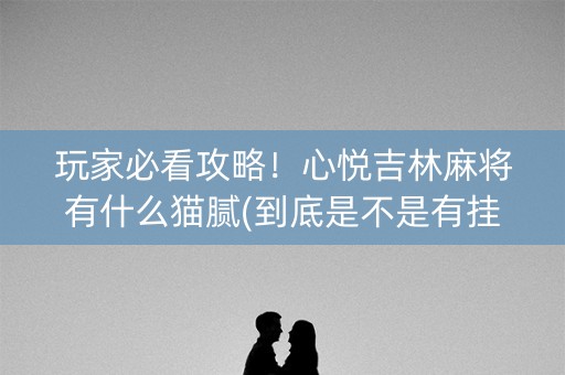 玩家必看攻略！心悦吉林麻将有什么猫腻(到底是不是有挂)