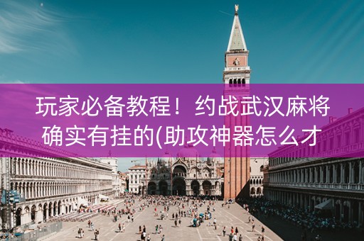 玩家必备教程！约战武汉麻将确实有挂的(助攻神器怎么才会赢)